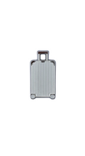 Silver suitcase