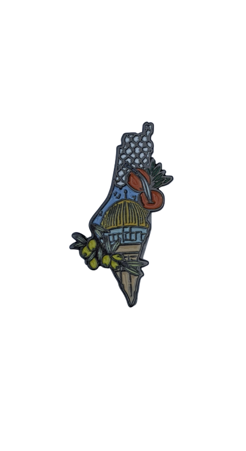 Palestine Map style 2