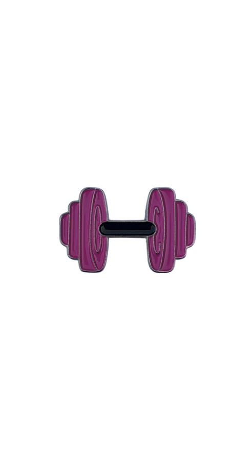 Pink dumbbell